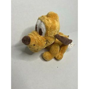 Disney Store Pluto Dog Small Plush Toy Doll 8" Floppy Stuffed Animal